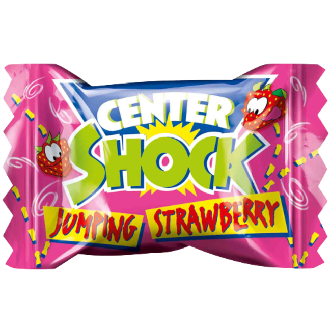 CENTER SHOCK Jumping Strawberry Kauwgom 1st