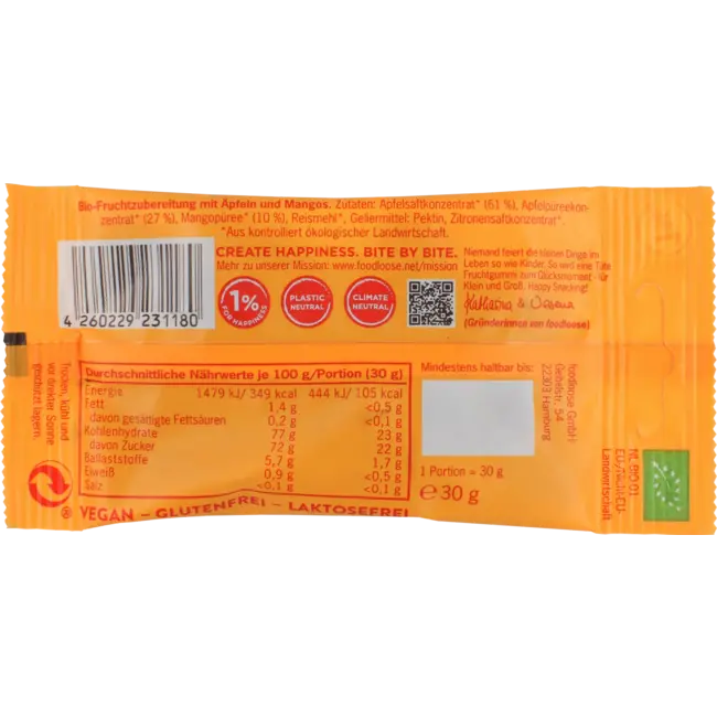 foodloose Fruitgom Mango 30 g