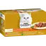 Purina Gourmet Natvoer Kat Met Forel, Kalf, Eend & Konijn, Goud - Malse Hapjes Met Groenten, Multipack (4x85 G) 340 g