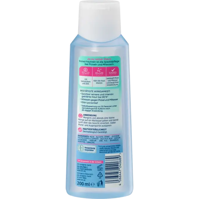 Balea Gezichtstoner Hautrein 200 ml