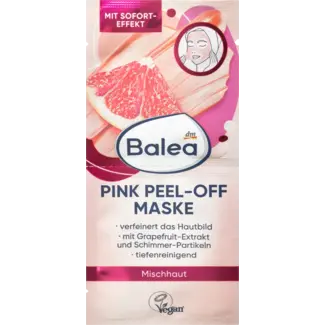 Balea Balea Gezichtsmasker Peel-off Pink (2x8 Ml)