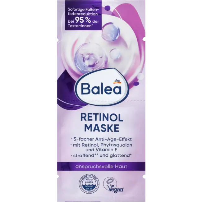 Balea Gezichtsmasker Retinol (2x8 Ml) 16 ml