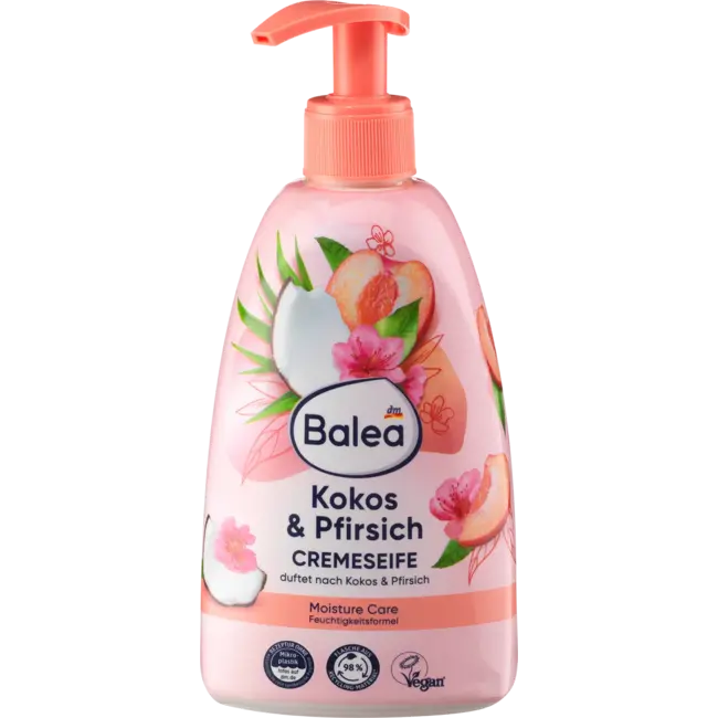 Balea Crèmezeep Perzik & Kokos 500 ml