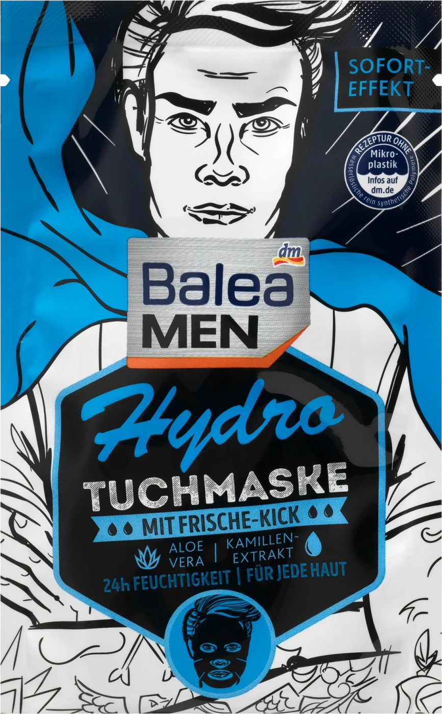 Balea MEN Sheet Mask Hydro 1 St Duitse Voordeel Drogist