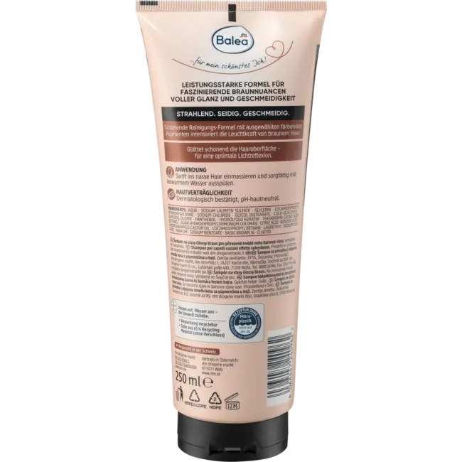 Balea Professional Shampoo Glossy Brown 250 ml