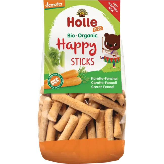 Holle baby food Kindersnack Wortel-venkel Sticks, Vanaf 3 Jaar 100 g