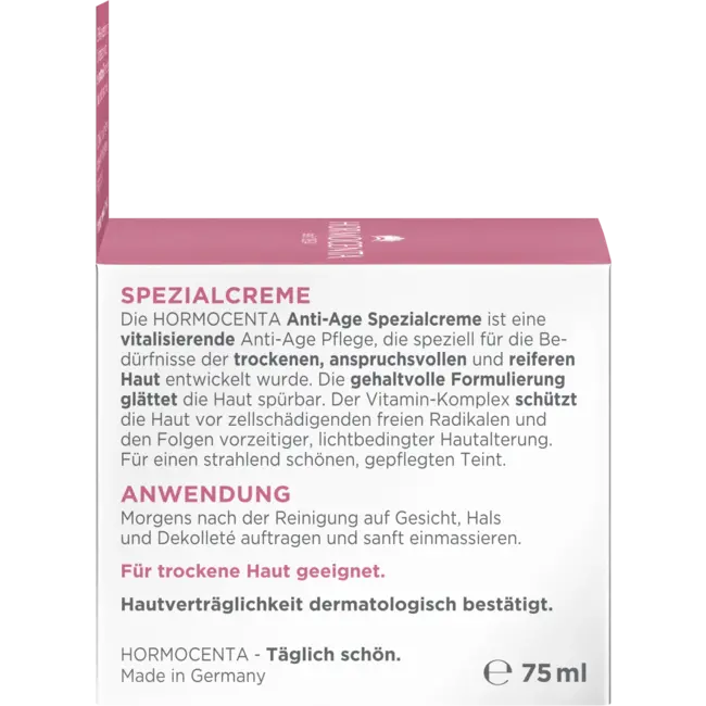 Hormocenta Gezichtscrème Anti-age Speciaal 75 ml