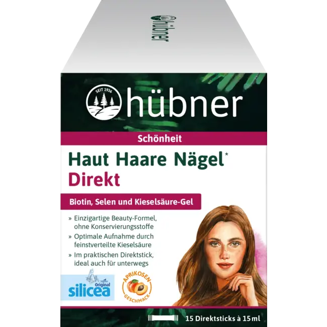 Hübner Huid Haar Nagels Directe Sticks 15 St 225 ml