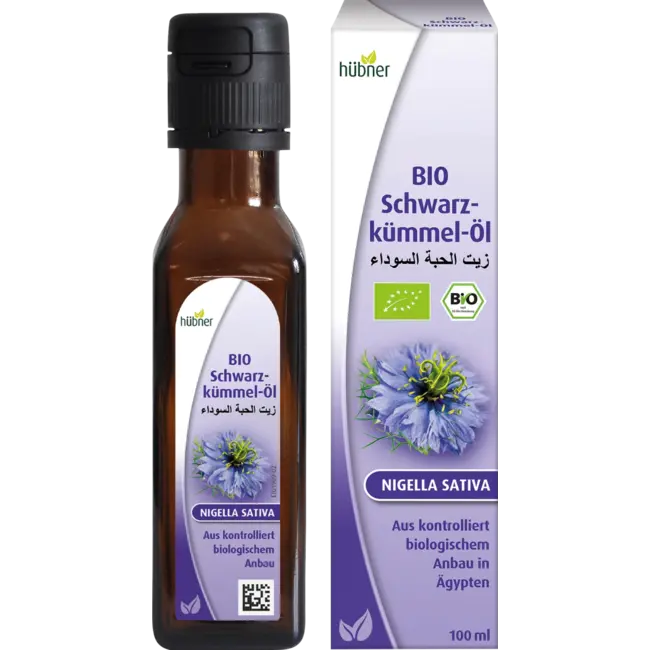 Hübner Biologische Zwarte Komijnolie 100 ml