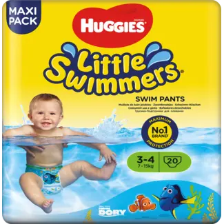 Huggies Little Swimmers Huggies Little Swimmers Zwemluiers Maat 3/4 (7-15 Kg), Bigpack