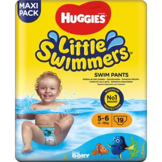 Huggies Little Swimmers Huggies Little Swimmers Zwemluiers Maat 5/6 (12-18 Kg), Bigpack
