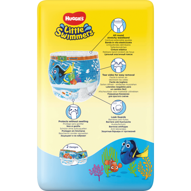 Huggies Little Swimmers Zwemluiers, Maat 5-6 (12-18 Kg) 11 St