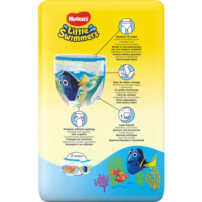 Huggies Little Swimmers Zwemluiers, Maat 2-3 (3-8 Kg) 12 St