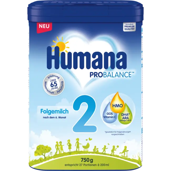 Humana Opvolgmelk 2 Vanaf De 6e Maand 750 g