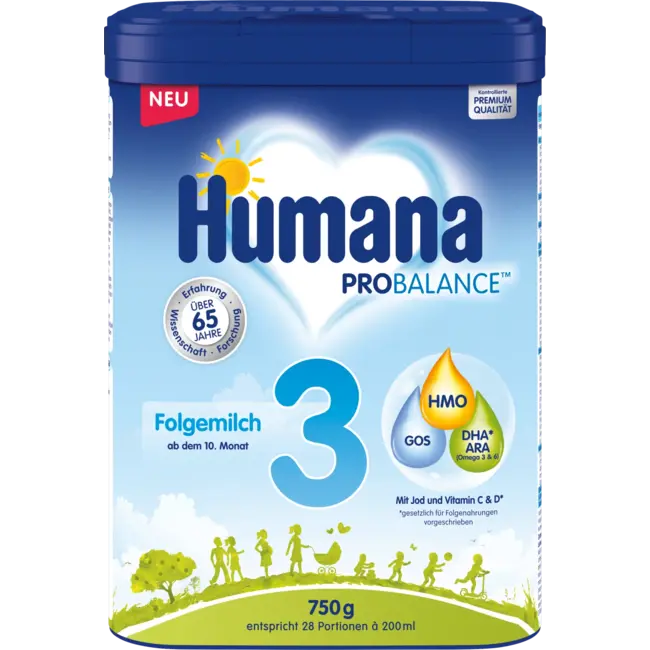 Humana Opvolgmelk 3 Vanaf De 10e Maand 750 g
