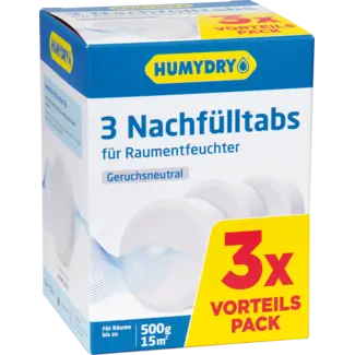 HUMYDRY HUMYDRY Ontvochtiger Home & Style Navulverpakking 3 X 500 G