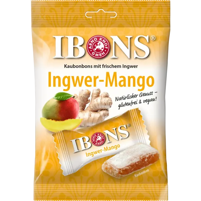 IBONS Snoepjes Gember Mango 92 g