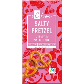 iChoc iChoc Chocolade "salty Pretzel", Vegan