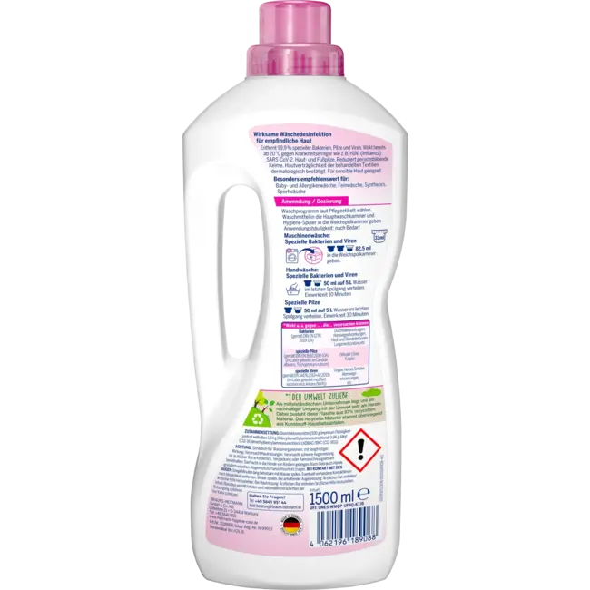 Impresan Hygiënisch Desinfectie Wasmiddel Sensitive Zonder Geur & Kleurstoffen 18 WL 1.5 l