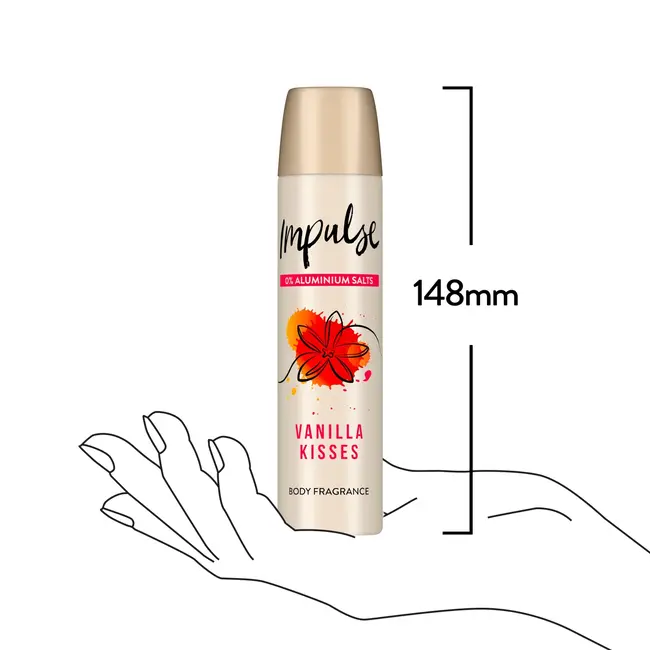 Impulse Deospray Vanilla Kisses 75 ml