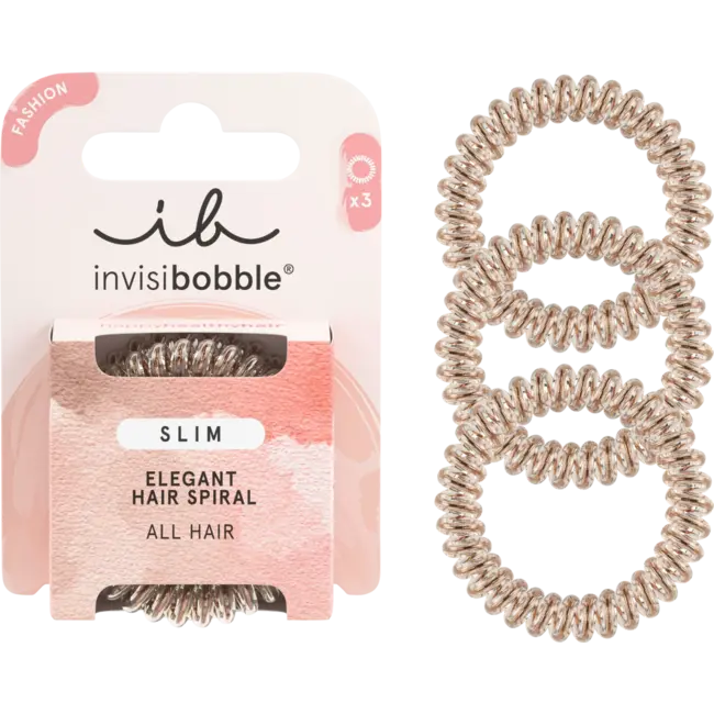 invisibobble Haarelastiekjes Original Bronze Me Pretty 3st