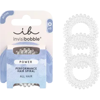 invisibobble invisibobble Haarelastiekjes Power Crystal Clear 3st