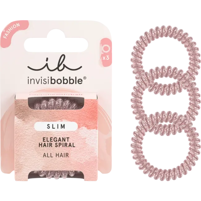 invisibobble Haarelastiekjes Slim Pink Monocle 3 St