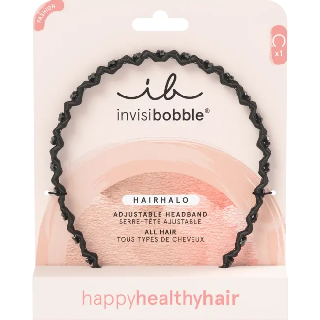 invisibobble Haarband Hairhalo True Dark Sparkle 1 St