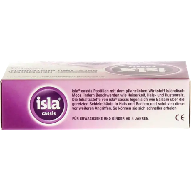 isla Heesheid, Keel- En Hoestprikkel Pastilles Cassis 60 St