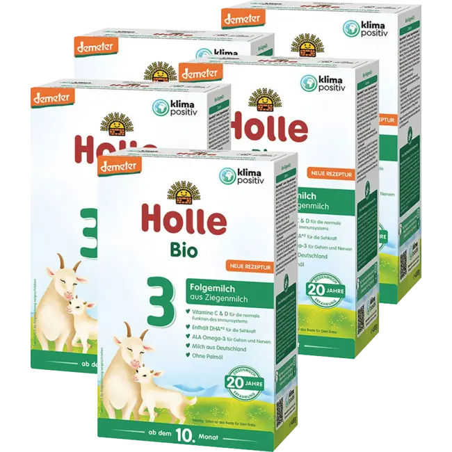 Holle baby food Opvolgmelk 3 Van Geitenmelk Vanaf De 10e Maand 400g
