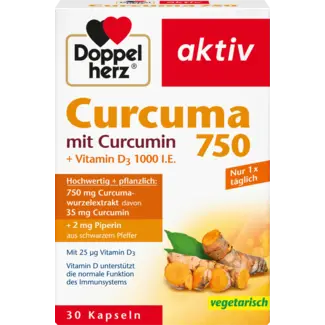 Doppelherz Doppelherz Curcuma 750 Kapseln 30 St.