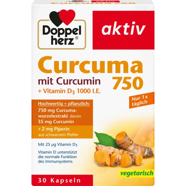 Doppelherz Curcuma 750 Kapseln 30 St. 26.7 g