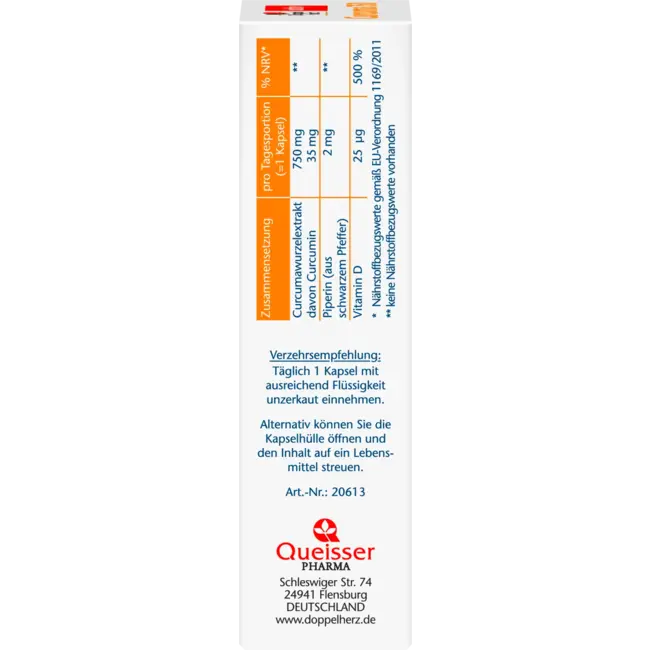 Doppelherz Curcuma 750 Kapseln 30 St. 26.7 g