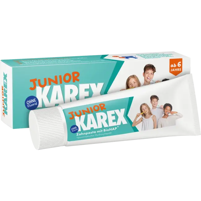 KAREX Junior Tandpasta Fluoridevrij Vanaf 6 Jaar 65ml