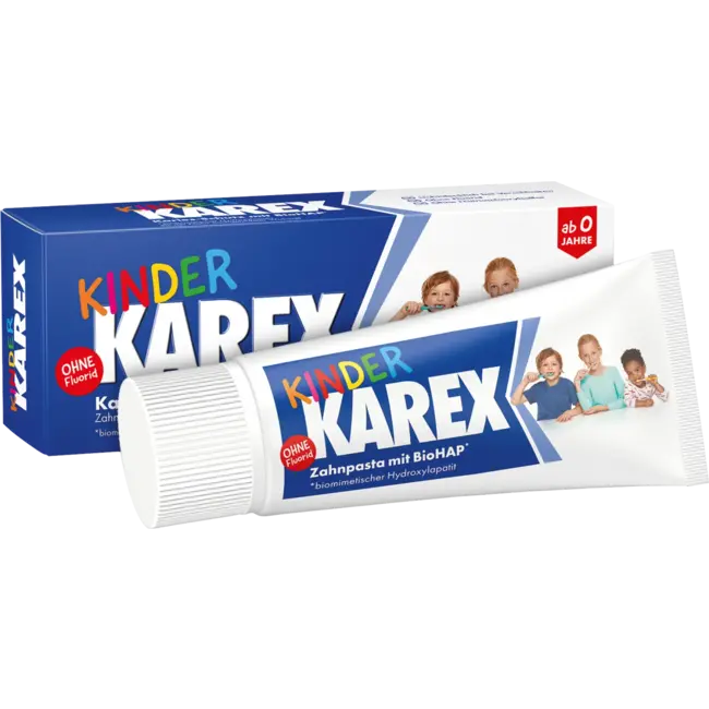 KAREX Kinder Tandpasta 0 Tot 6 Jaar Fluoridevrij 50ml