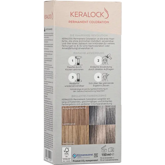 Keralock Haarkleur Polargrijs 1 St