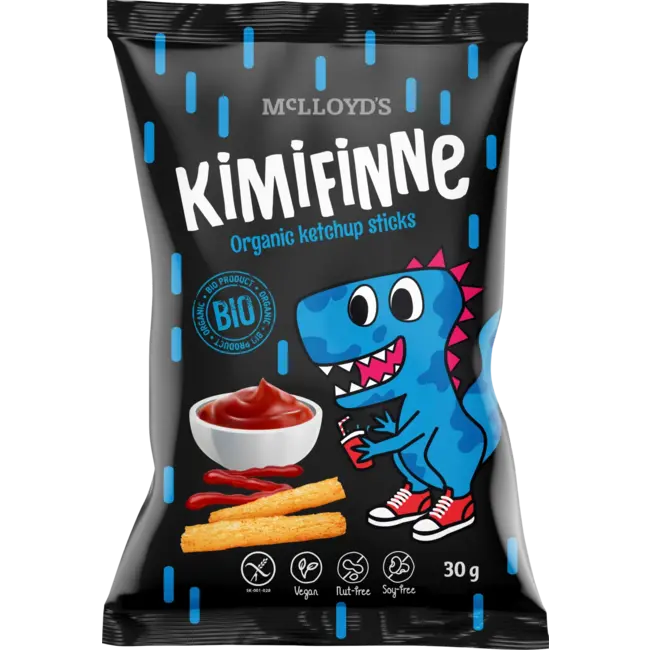 KiMiFiNNe Kindersnack Kimifinne Ketchup Sticks Vanaf 6 Jaar 30 g