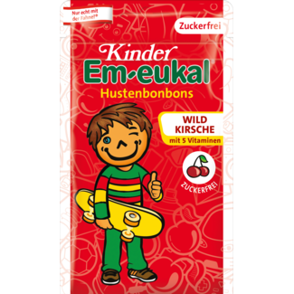 Kinder Em-eukal Kinder Em-eukal Bonbon, Wilde Kers Voor Kinderen, Suikervrij