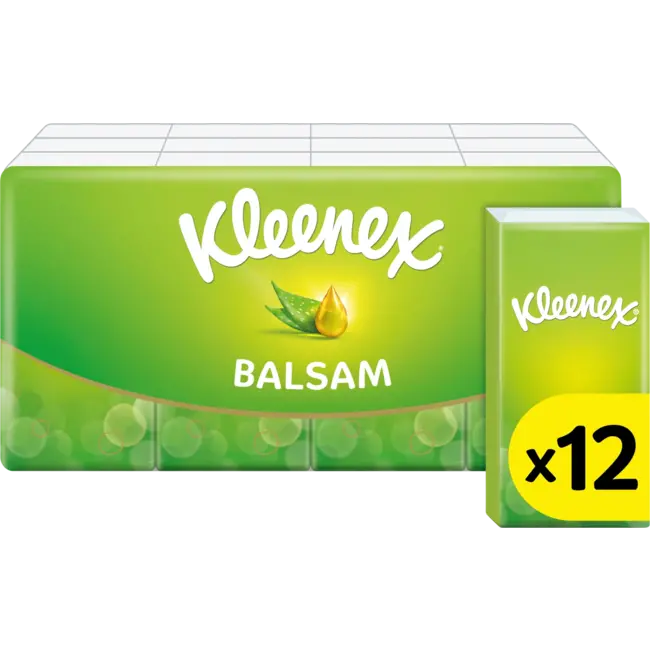 Kleenex Zakdoeken Balsem (12x9 St.) 12 St
