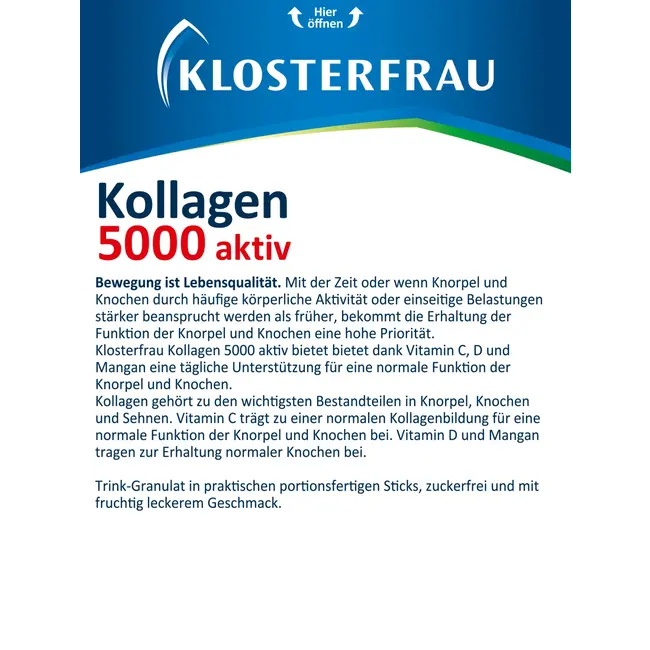 Klosterfrau Collageen 5000 Actief Sticks 20st 80 g