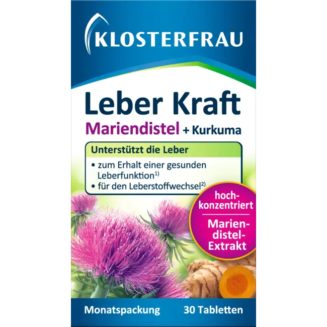 Klosterfrau Leverkracht (30 Tabletten) 21.1 g