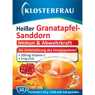 Klosterfrau Klosterfrau Hete Granaatappel Duindoorn Warme Drank Zakje 10 St.