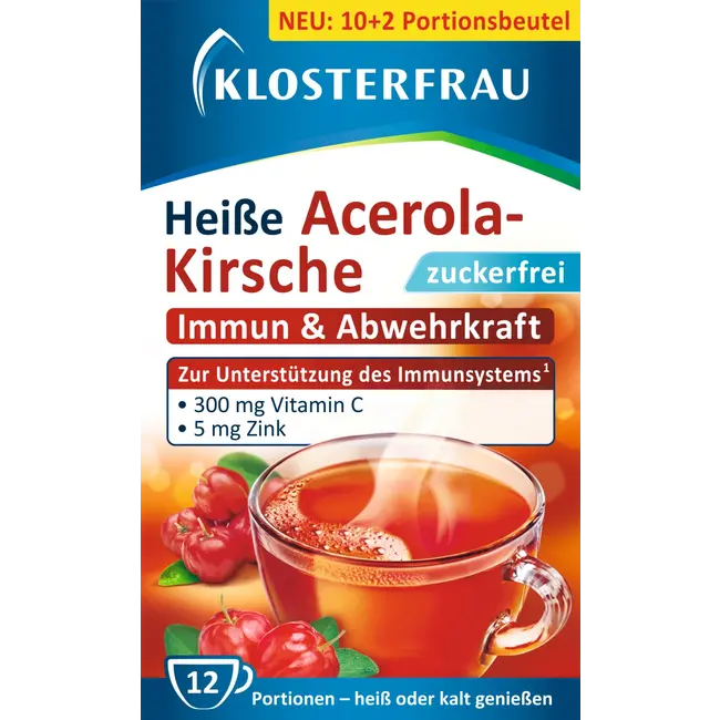 Klosterfrau Hete Acerola Kers Suikervrij 12 St 48 g