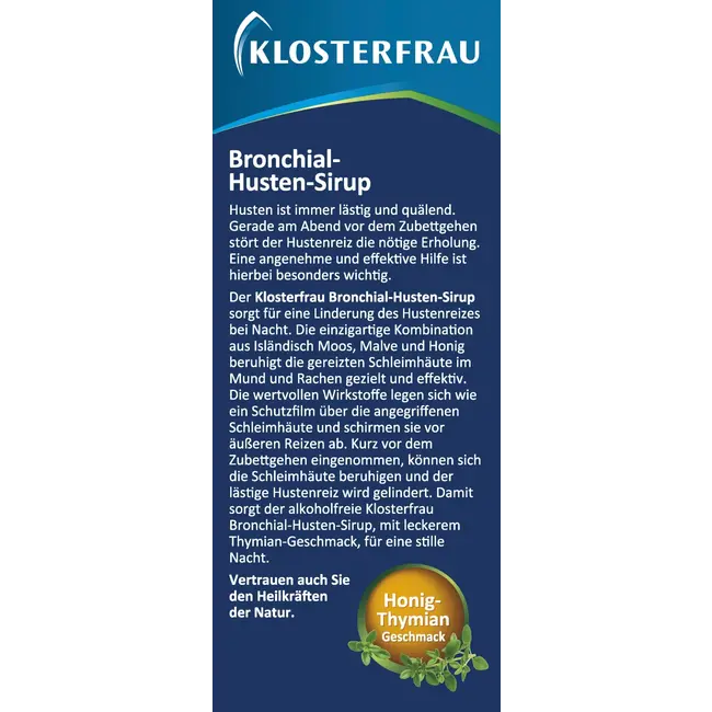 Klosterfrau Bronchiaal-husten-siroop 100 ml