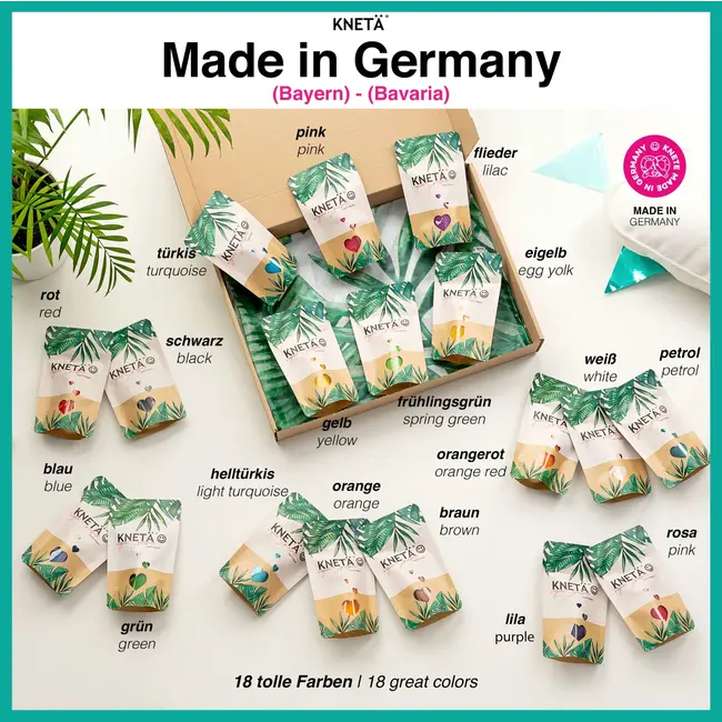 KNETÄ Kneedbare 18er Tassenset 900 g