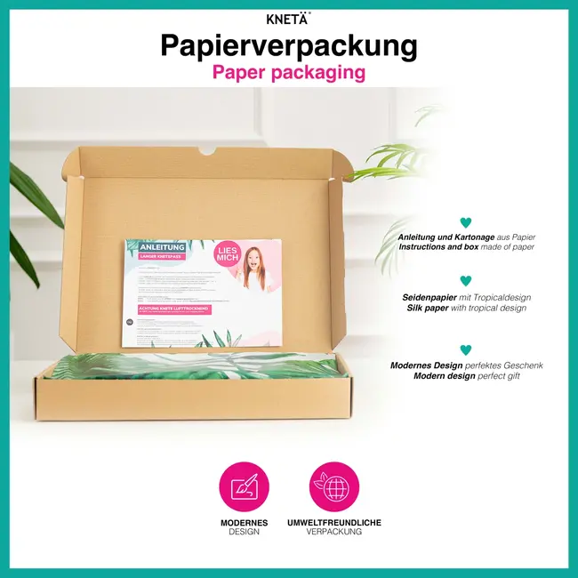 KNETÄ Kneedbare 18er Tassenset 900 g