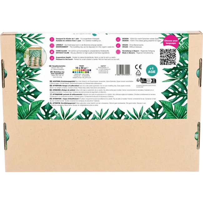 KNETÄ Kneedbare 18er Tassenset 900 g