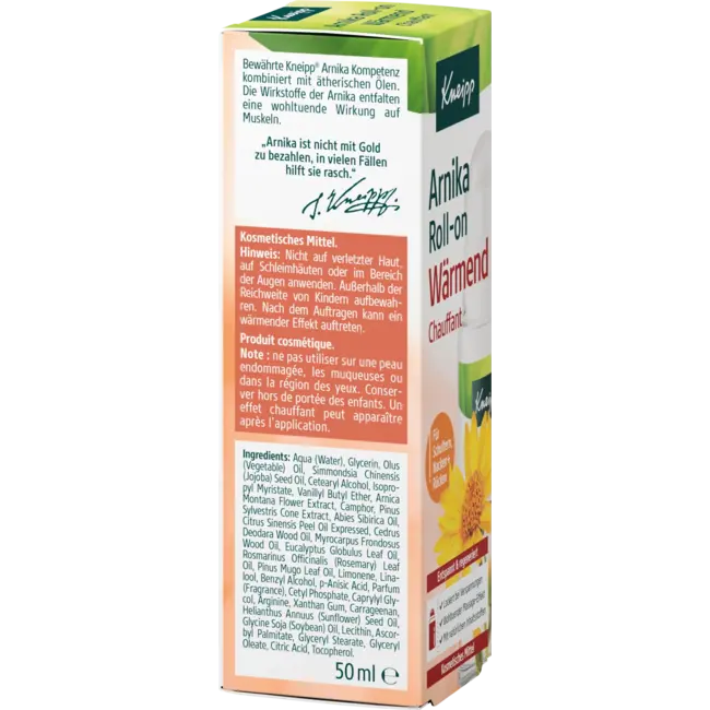Kneipp Roll On Arnica Verwarmend 50 ml