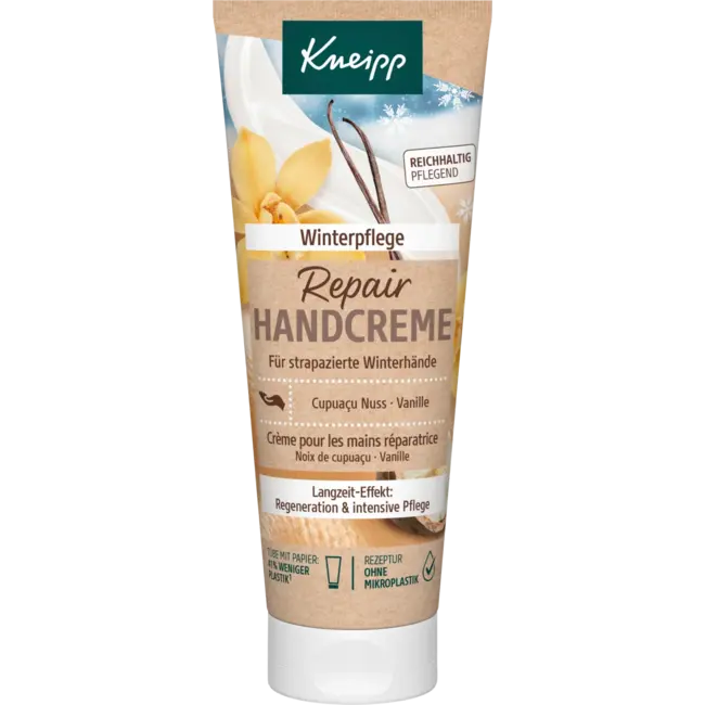 Kneipp Handcrème Reparatie Winterpflege, Cupuaco Nuss & Vanille 75 ml