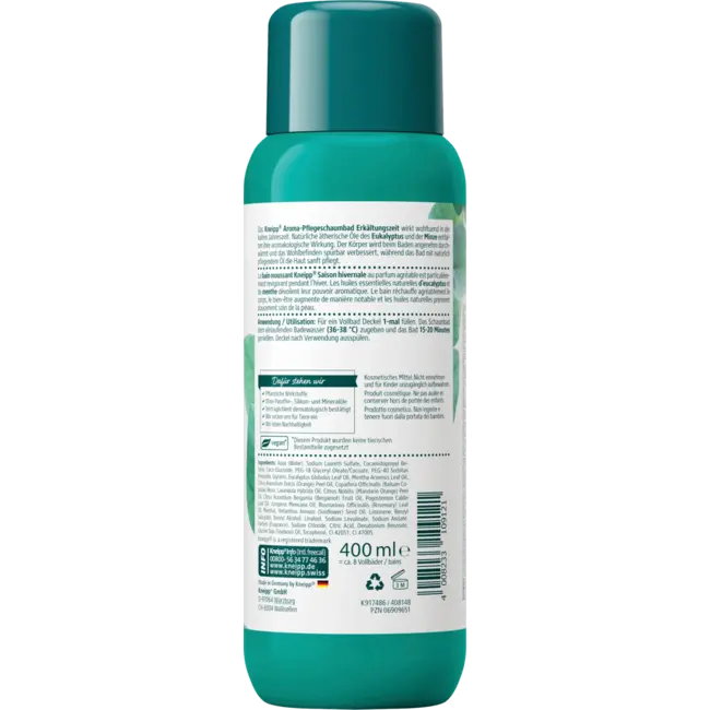 Kneipp Schuimbad Verkoudheidstijd 400 ml